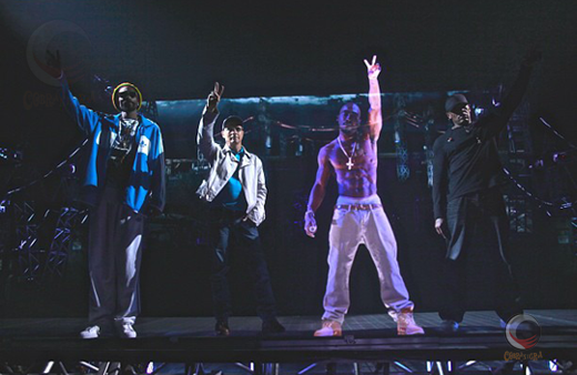Foto Inédita do Holograma de 2PacCBMN